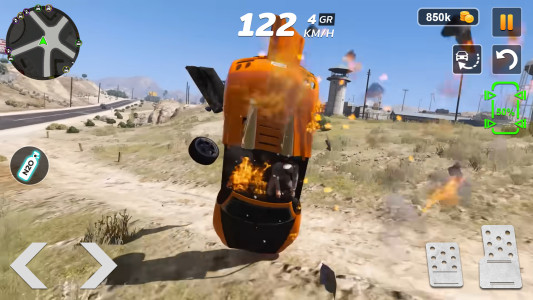 اسکرین شات 2 بازی Car Crash Driving Simulator 3D