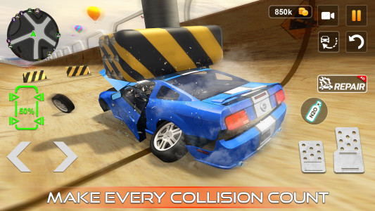 اسکرین شات 5 بازی Car Crash Games Mega Car Games