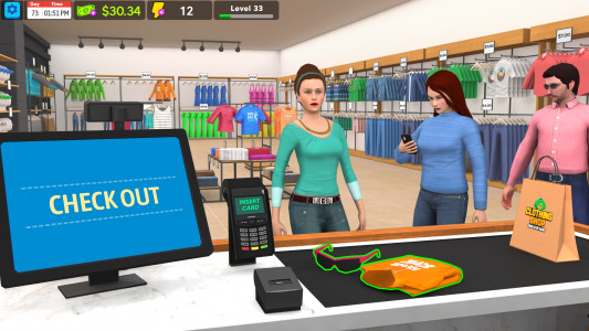 اسکرین شات 3 بازی Garments Shop - Simulator Game