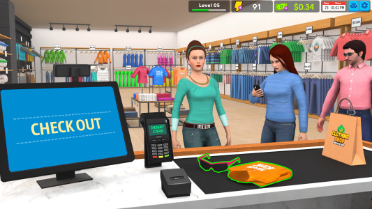 اسکرین شات 3 بازی Garments Shop - Simulator Game