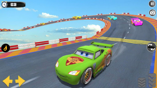 اسکرین شات بازی Splashy Superhero Vertigo racing : lightning car 4