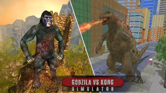 اسکرین شات بازی Godzilla & Kong 2021: Angry Monster Fighting Games 4