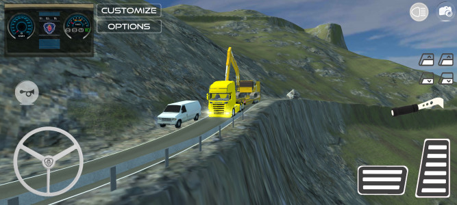 اسکرین شات 6 بازی Dangerous Roads Trucker