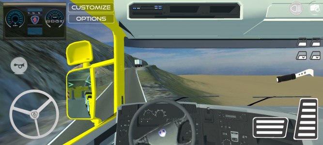اسکرین شات 3 بازی Dangerous Roads Trucker