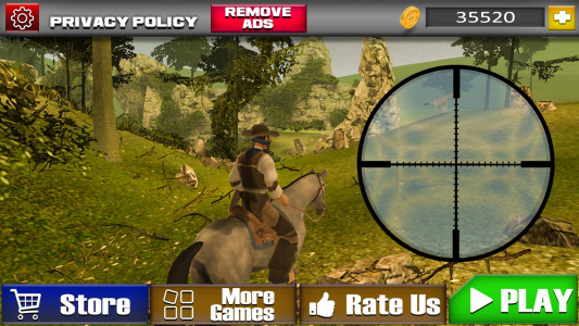 اسکرین شات بازی Western Cowboy Animal Shooting 1