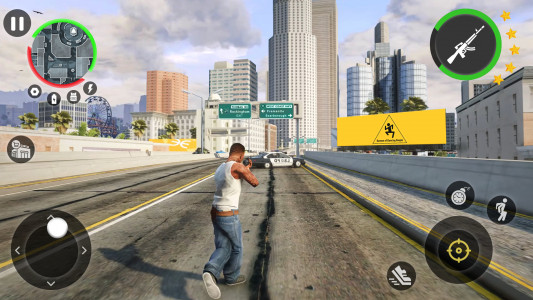 اسکرین شات بازی Real Grand Theft Crime Games 3