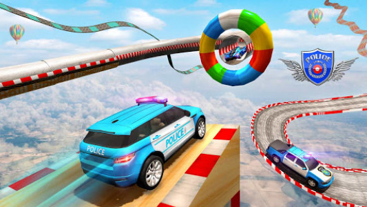 اسکرین شات برنامه Police Car Prado Stunt Games 7