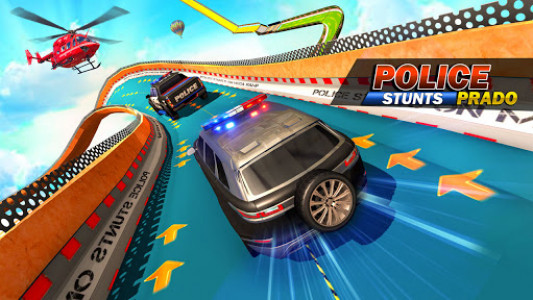اسکرین شات برنامه Police Car Prado Stunt Games 5