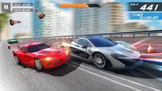 اسکرین شات برنامه Real Crazy Car Racing Game: Extreme Race Car Games 4