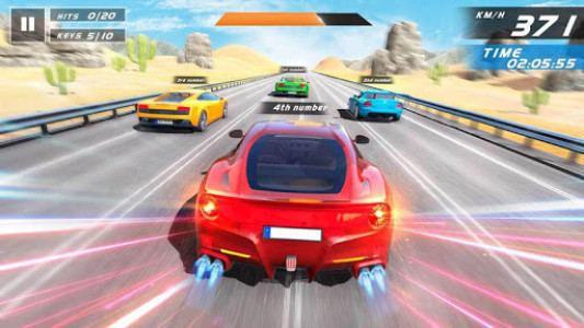 اسکرین شات برنامه Real Crazy Car Racing Game: Extreme Race Car Games 1