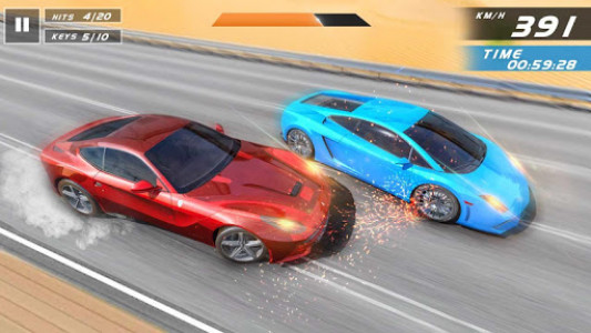 اسکرین شات برنامه Real Crazy Car Racing Game: Extreme Race Car Games 2