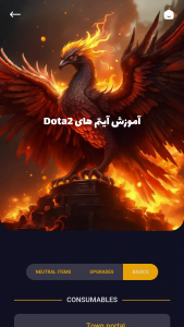 اسکرین شات برنامه آموزش حرفه ای Dota2 10