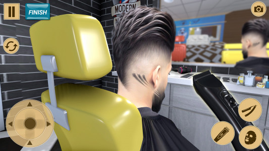 اسکرین شات بازی Barber Shop 3d Hair Cut Games 2