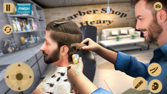 اسکرین شات بازی Barber Shop 3d Hair Cut Games 4