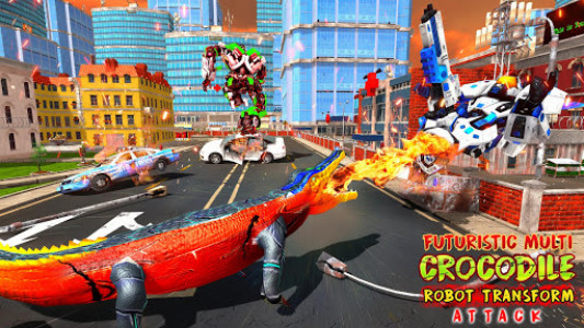 اسکرین شات بازی Futuristic Multi Crocodile Robot Transform Attack 7