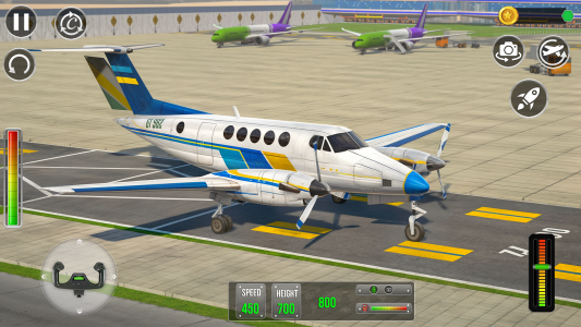 اسکرین شات 4 بازی Airplane Simulator Flight 3D
