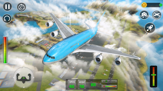 اسکرین شات 6 بازی Airplane Simulator Flight 3D