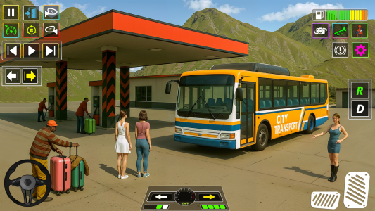 اسکرین شات 1 بازی Bus Simulator GT Bus Game