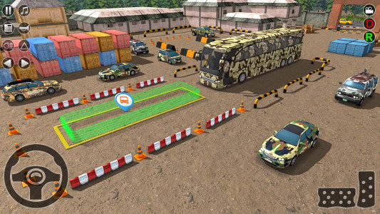 اسکرین شات 4 بازی Offroad Army Bus Offline Games