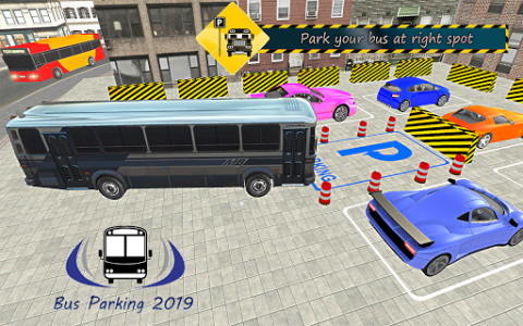 اسکرین شات بازی Heavy Bus Parking Simulator: Free Game 2