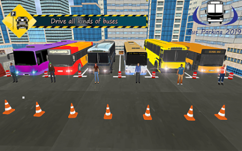 اسکرین شات بازی Heavy Bus Parking Simulator: Free Game 4