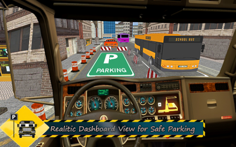 اسکرین شات بازی Heavy Bus Parking Simulator: Free Game 5