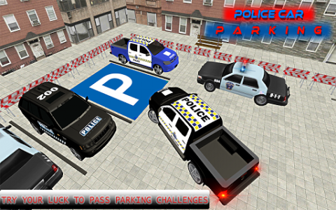 اسکرین شات بازی US Police Car Parking: Free Parking Games 1