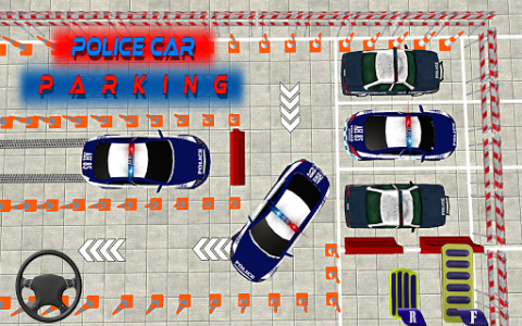 اسکرین شات بازی US Police Car Parking: Free Parking Games 4