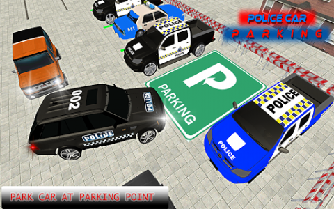 اسکرین شات بازی US Police Car Parking: Free Parking Games 2