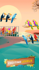اسکرین شات 4 بازی Bird Sort : Color Puzzle Games