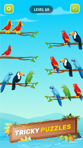 اسکرین شات 4 بازی Bird Sort : Color Puzzle Games