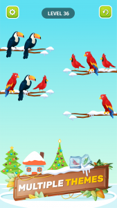 اسکرین شات بازی Bird Sort : Color Puzzle Games 3