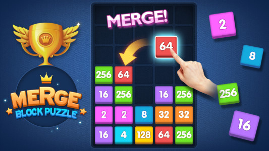 اسکرین شات 6 بازی Merge Games - 2048 Puzzle