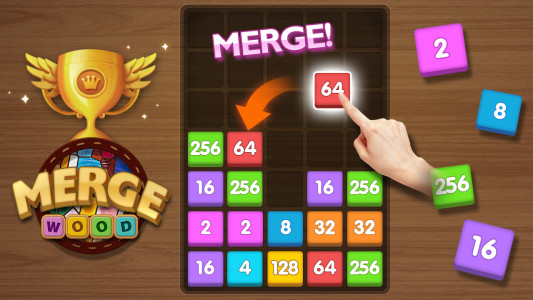 اسکرین شات 6 بازی Merge Puzzle - Number Games