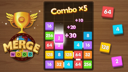 اسکرین شات 8 بازی Merge Puzzle - Number Games