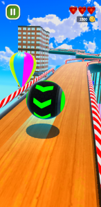 اسکرین شات بازی Sky Rolling Ball Game 3D Ball 1