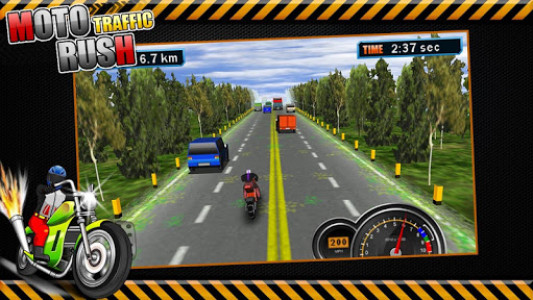 اسکرین شات بازی Moto Traffic Rush 2