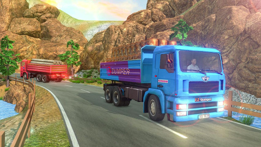 اسکرین شات 2 بازی Offline Cargo Truck Games 3D