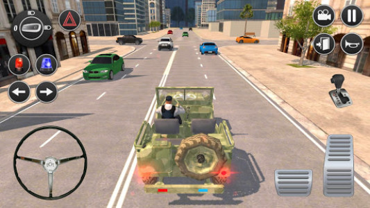 اسکرین شات بازی American Police Jeep Driving: Police Games 2020 1