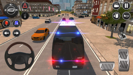 اسکرین شات بازی American Police Van Driving 1