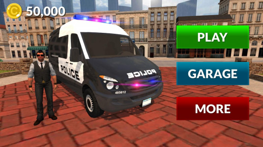 اسکرین شات بازی American Police Van Driving 4
