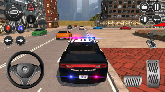 اسکرین شات بازی American Fast Police Driving 1
