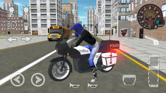 اسکرین شات بازی Police Motorbike Simulator 1