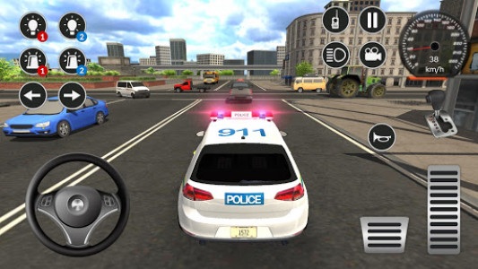 اسکرین شات بازی Police Car Game Simulation 2021 1