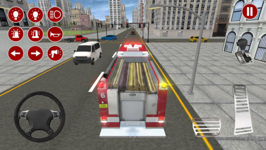 اسکرین شات 1 بازی Fire Truck Driving Simulator