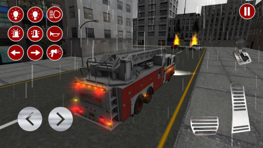 اسکرین شات بازی Fire Truck Driving Simulator 2