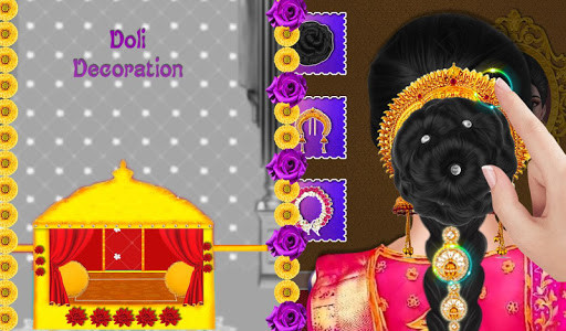 اسکرین شات بازی Royal Indian Wedding Girl Beauty Makeover Game 3