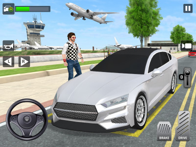 اسکرین شات بازی City Taxi Driving 3D Simulator 1