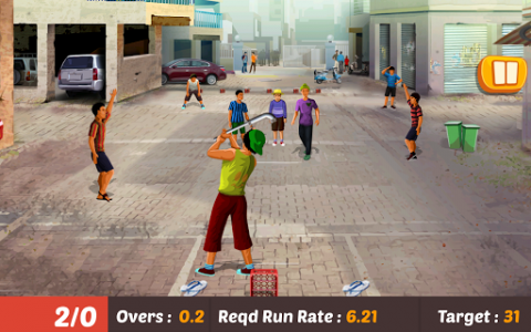 اسکرین شات بازی Gully Cricket Game - 2020 1