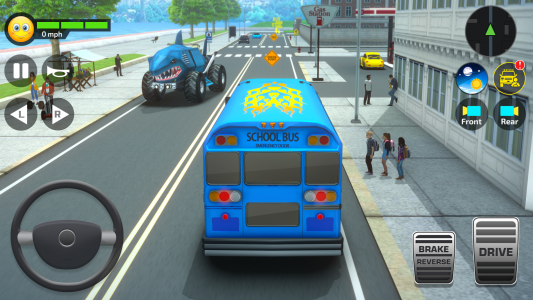 اسکرین شات بازی School Bus Simulator Driving 4